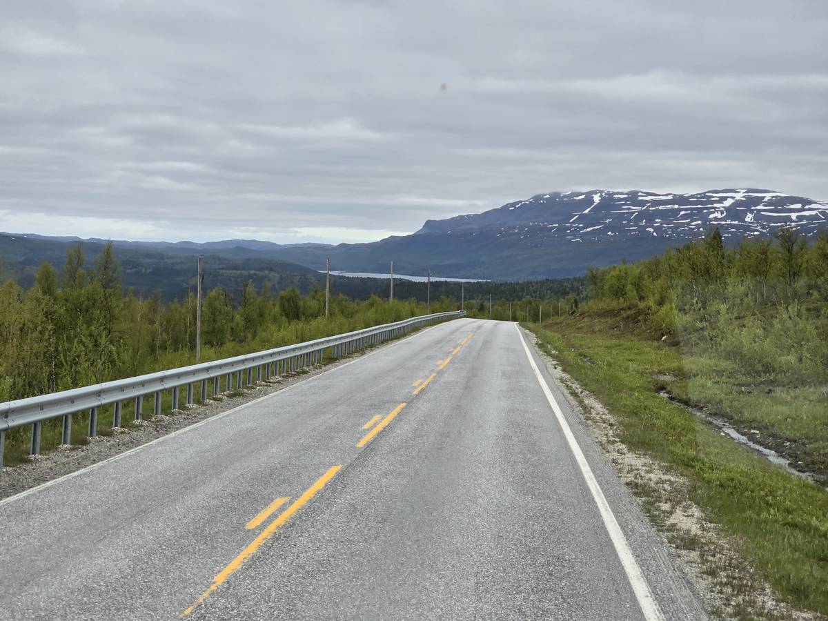 (cliquez pour agrandir) Sur la route du Nordkapp