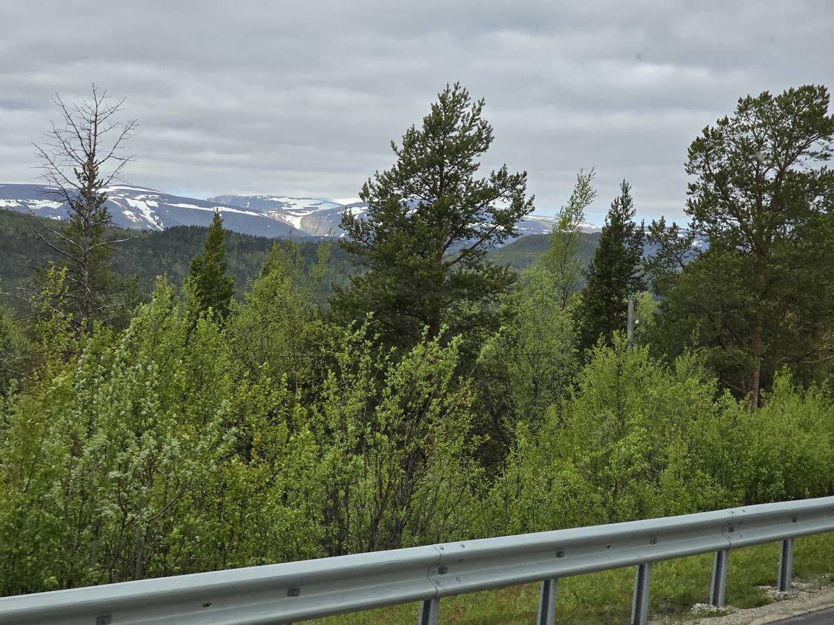 (cliquez pour agrandir) Sur la route du Nordkapp