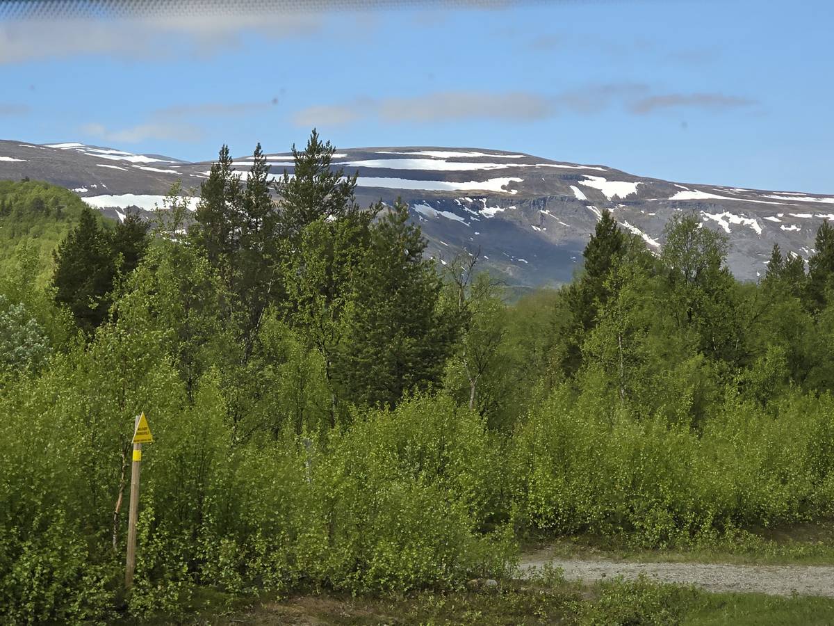 (cliquez pour agrandir) Sur la route du Nordkapp