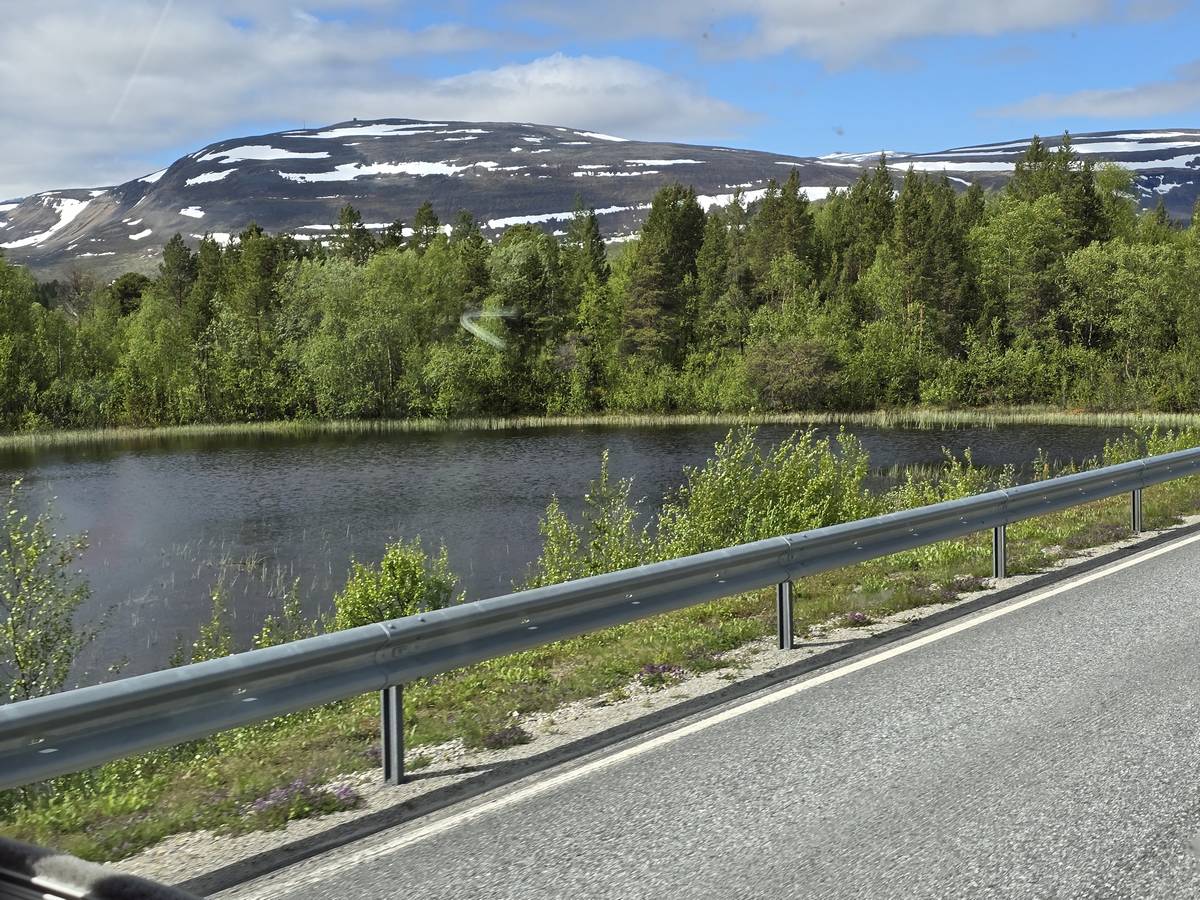 (cliquez pour agrandir) Sur la route du Nordkapp