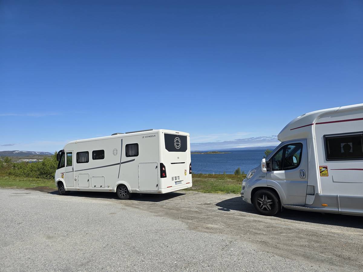 (cliquez pour agrandir) Sur la route du Nordkapp