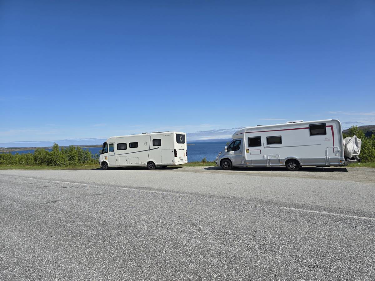 (cliquez pour agrandir) Sur la route du Nordkapp