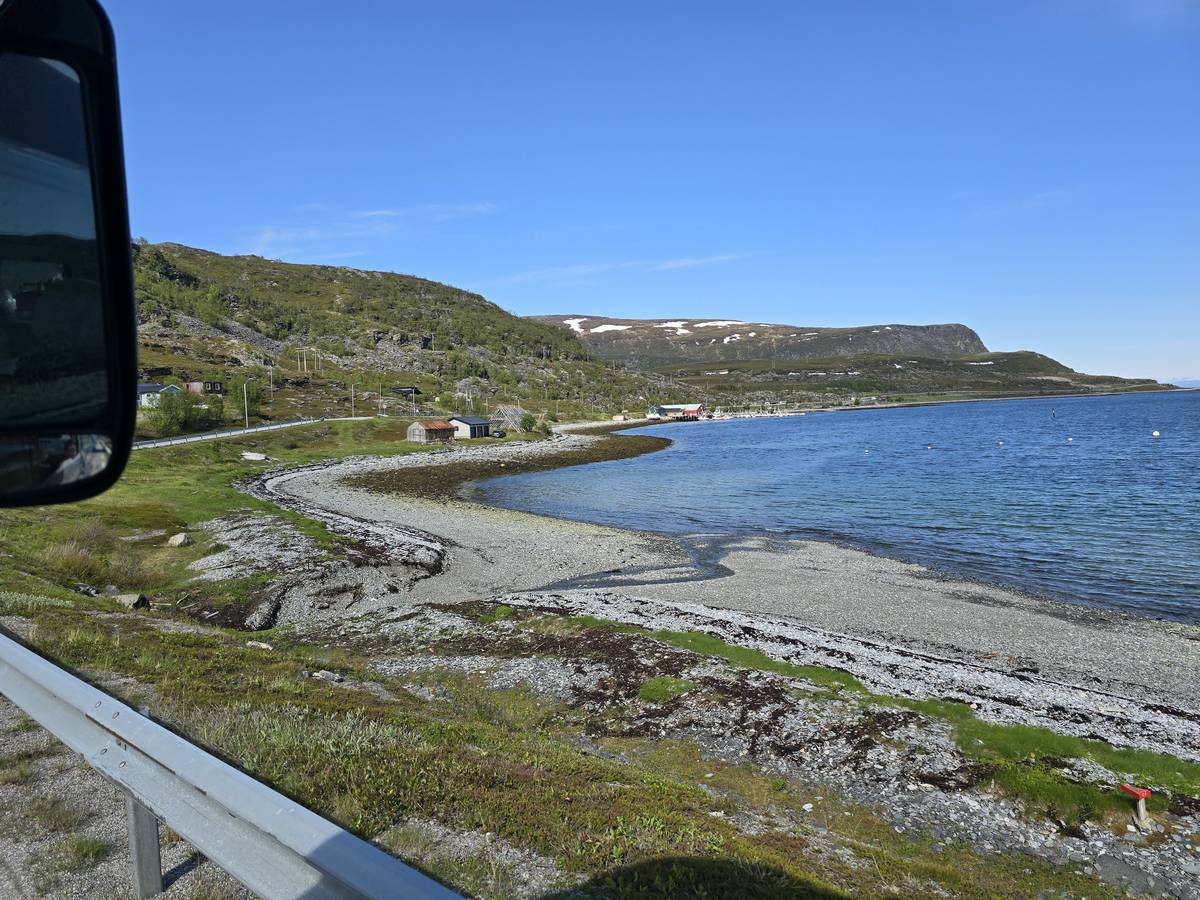 (cliquez pour agrandir) Sur la route du Nordkapp
