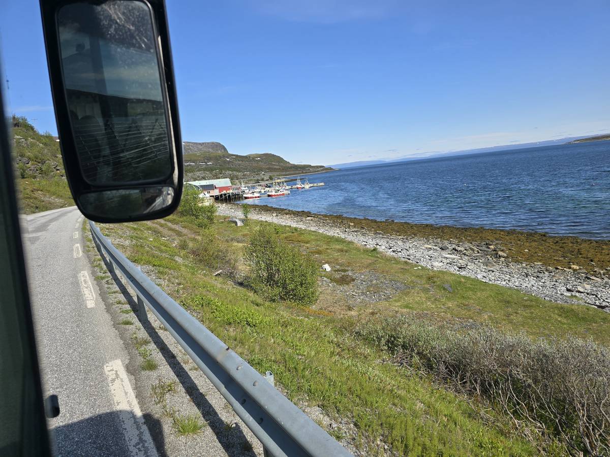 (cliquez pour agrandir) Sur la route du Nordkapp