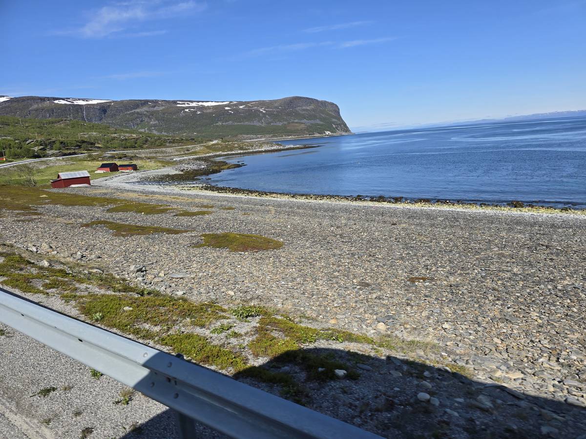 (cliquez pour agrandir) Sur la route du Nordkapp
