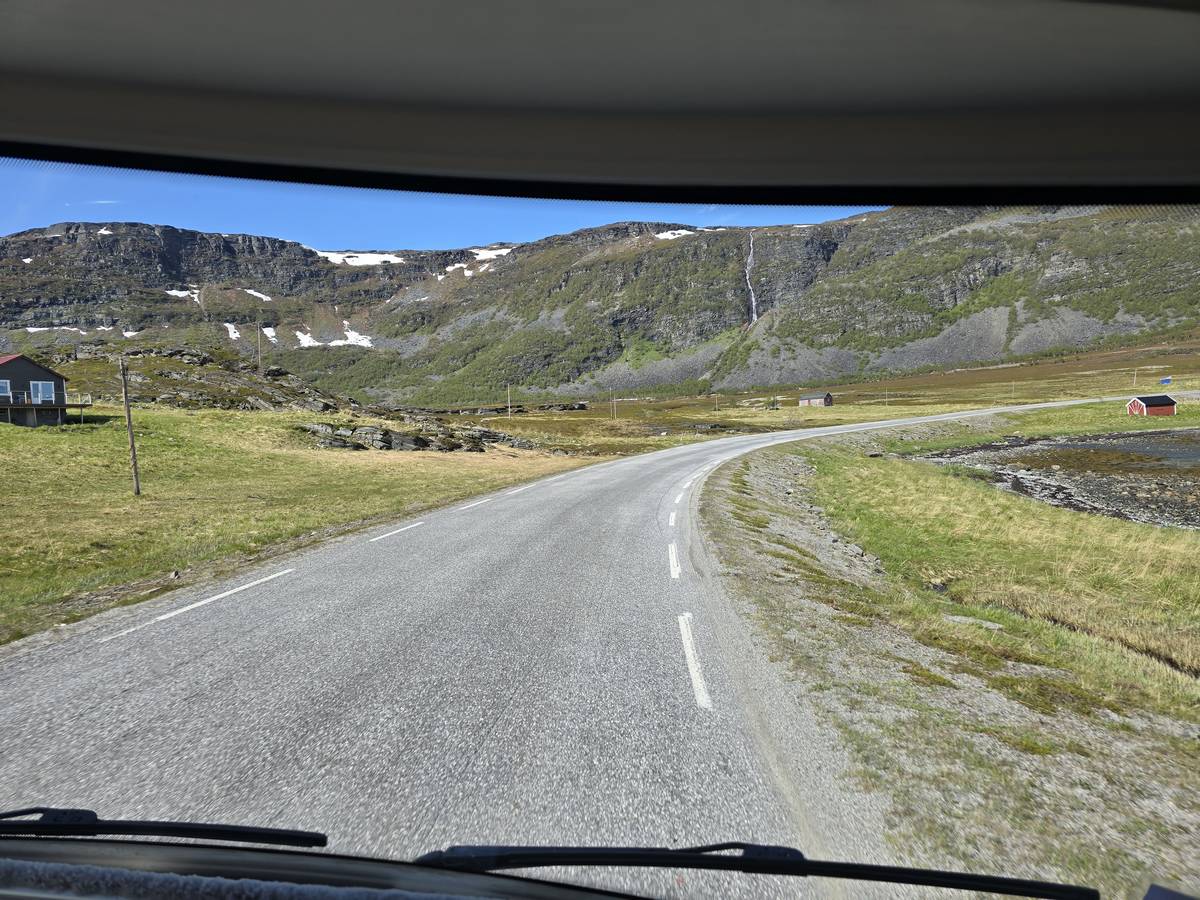 (cliquez pour agrandir) Sur la route du Nordkapp