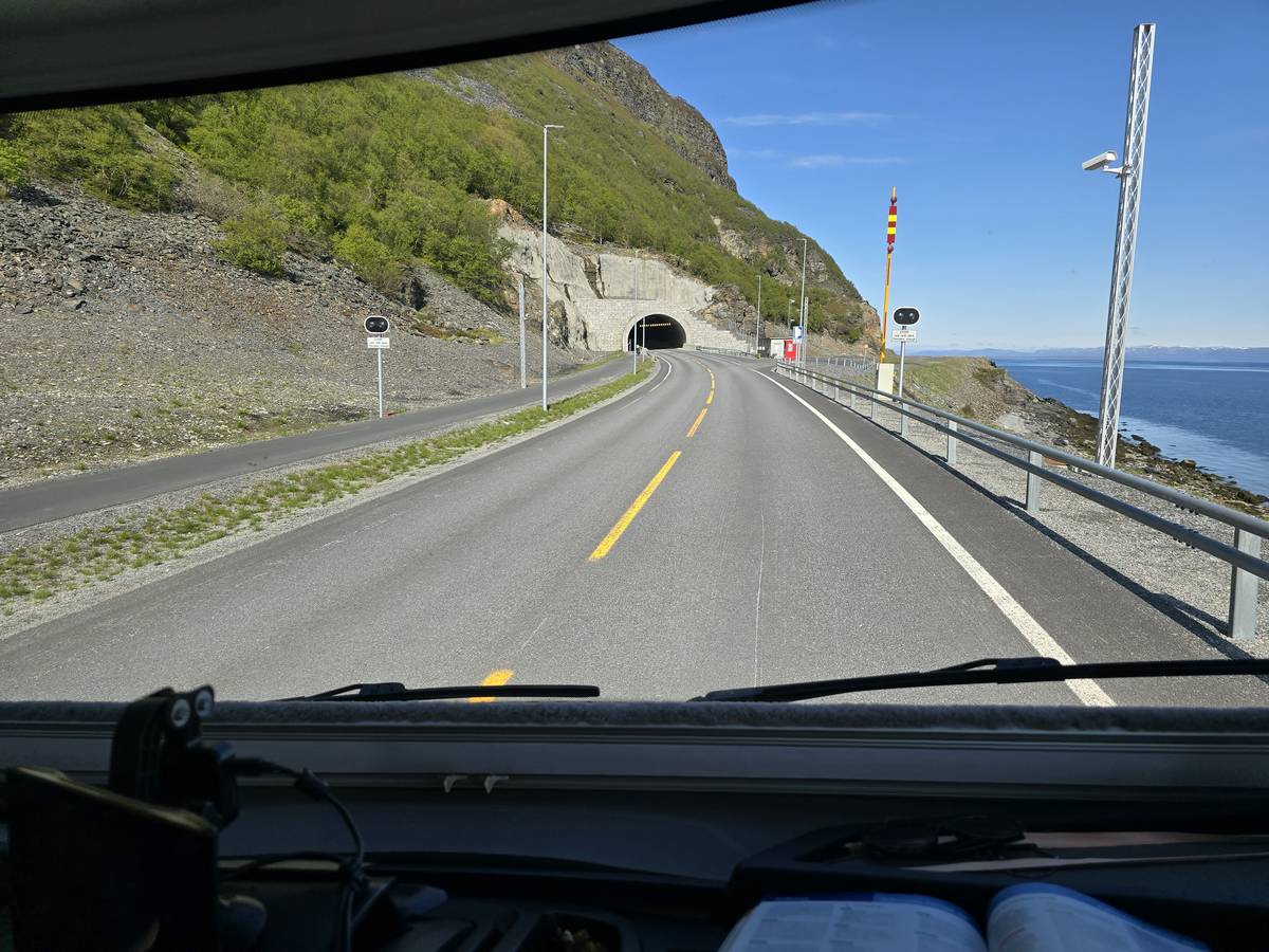 (cliquez pour agrandir) Sur la route du Nordkapp