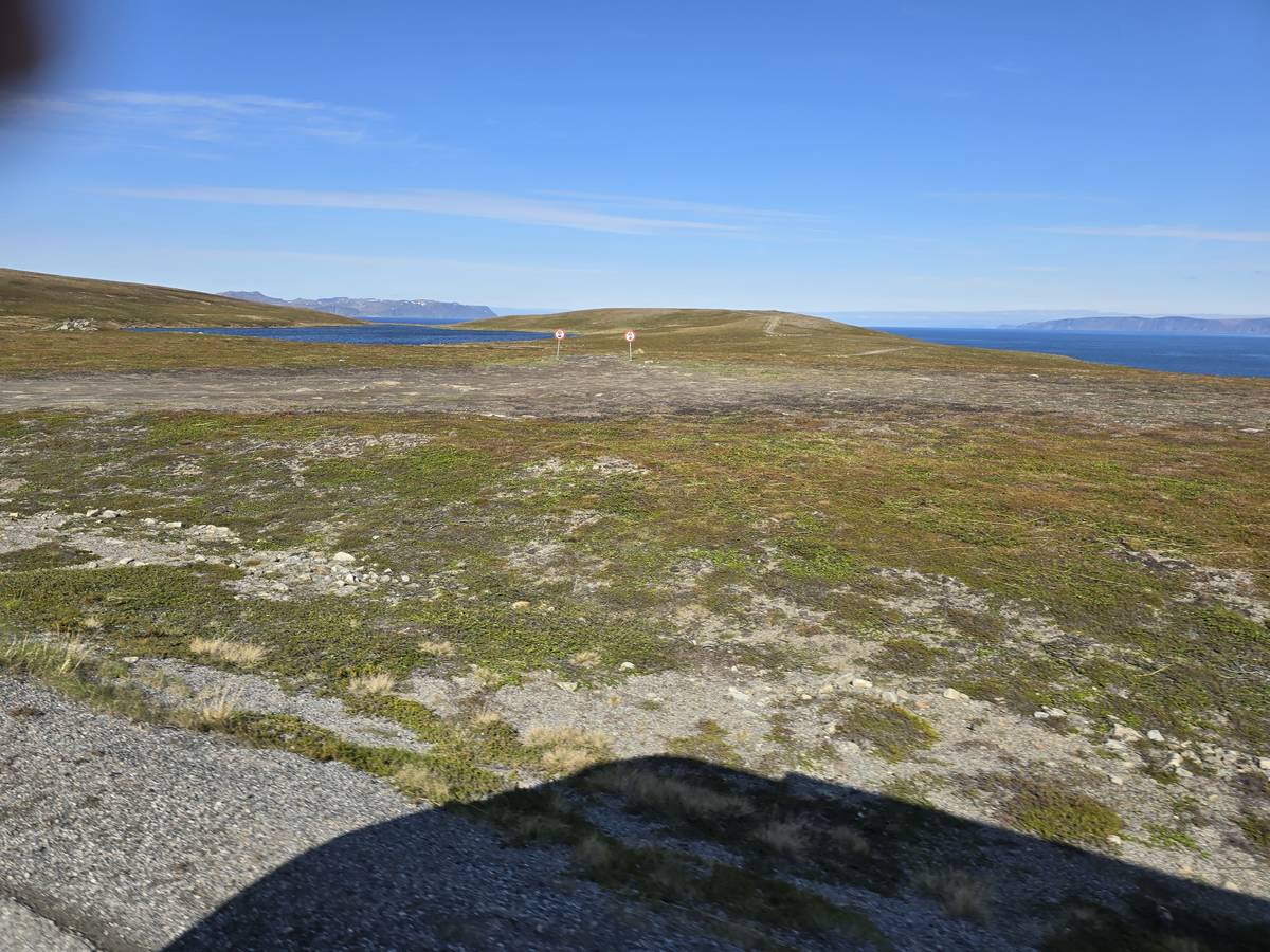 (cliquez pour agrandir) Sur la route du Nordkapp