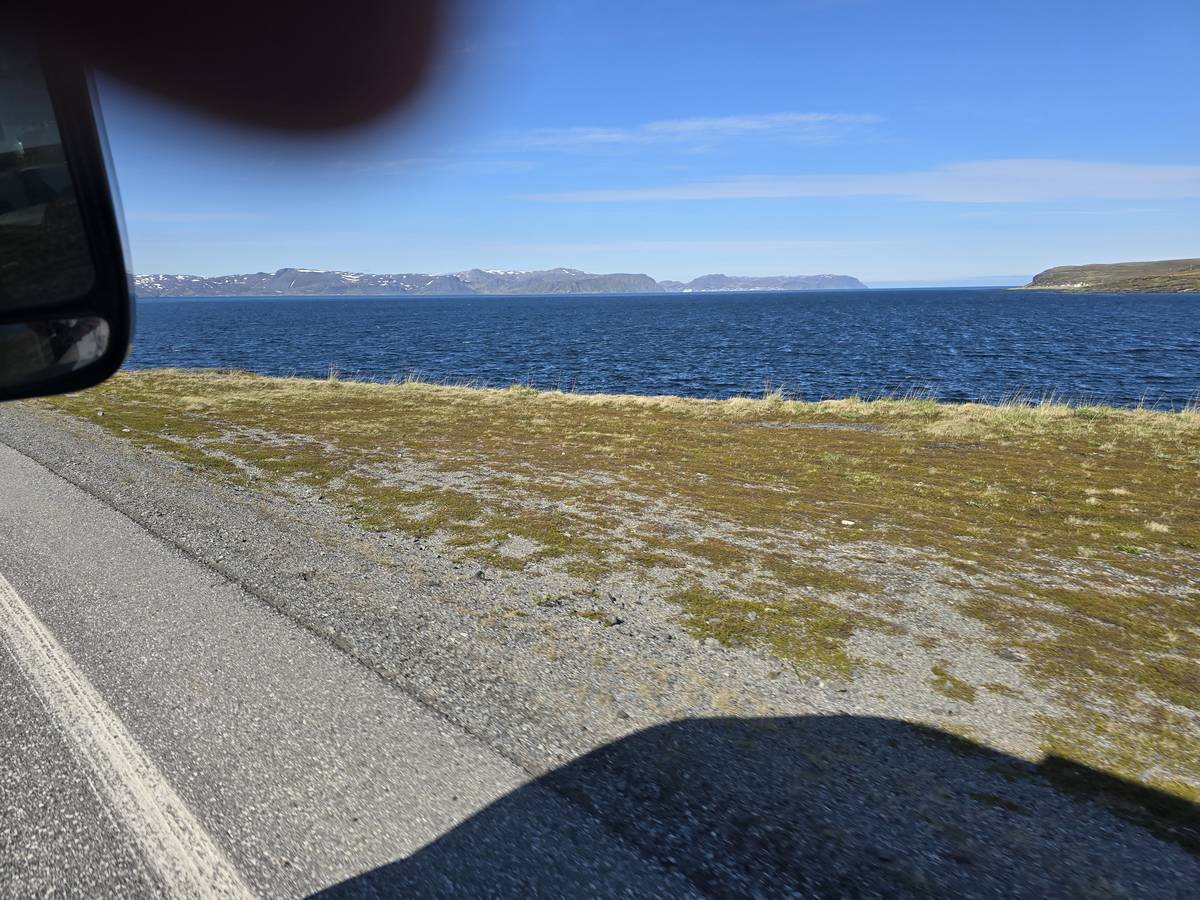(cliquez pour agrandir) Sur la route du Nordkapp