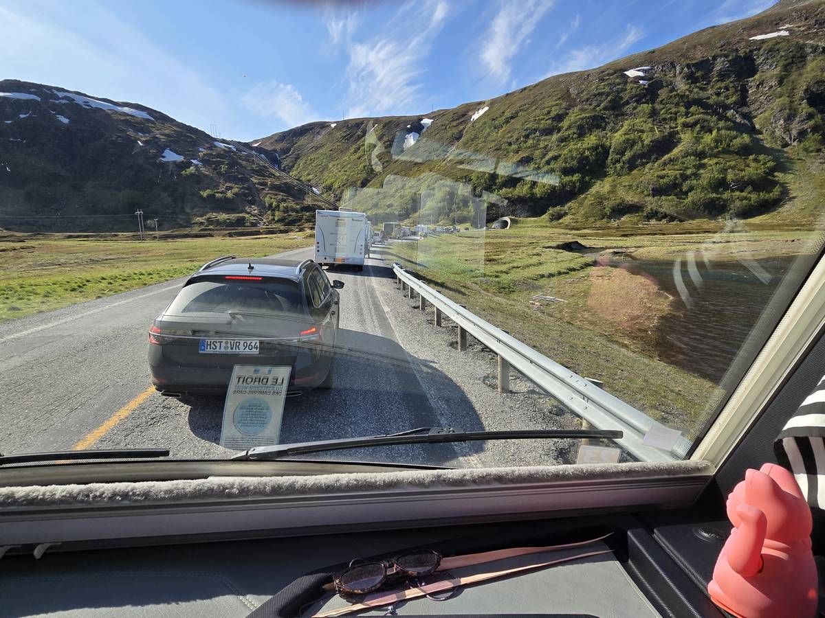 (cliquez pour agrandir) Sur la route du Nordkapp