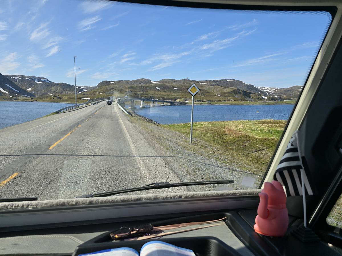 (cliquez pour agrandir) Sur la route du Nordkapp