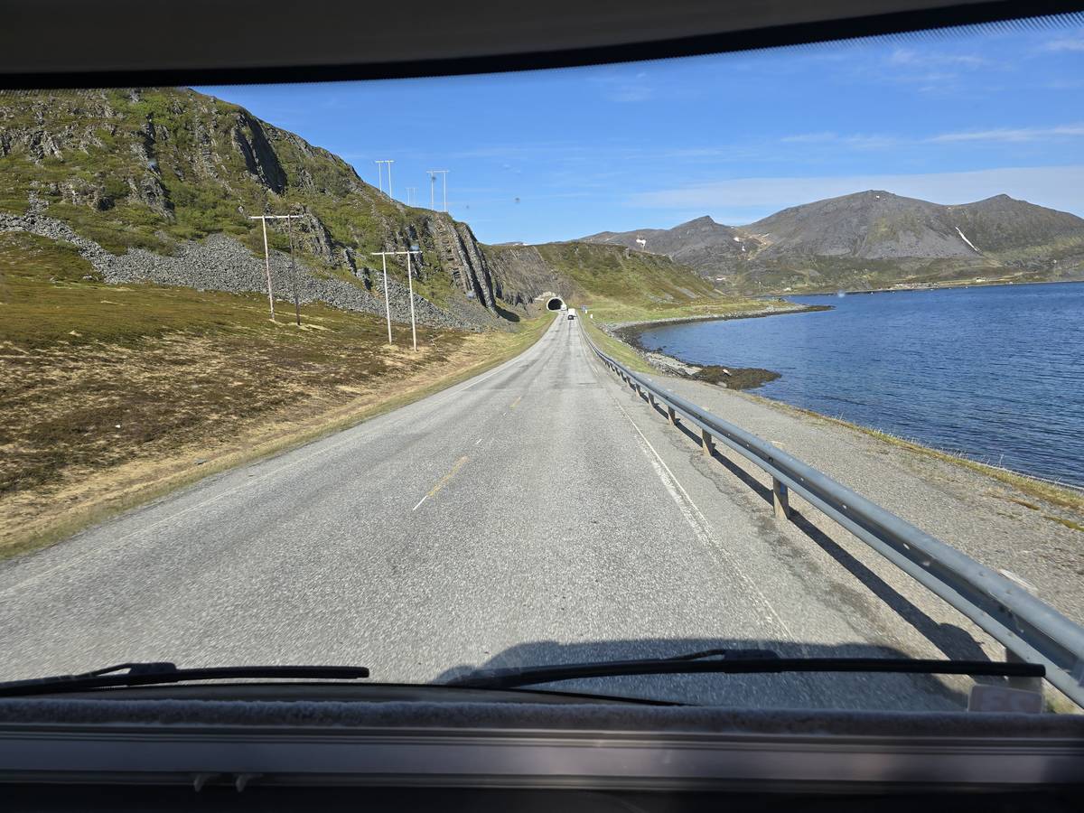 (cliquez pour agrandir) Sur la route du Nordkapp