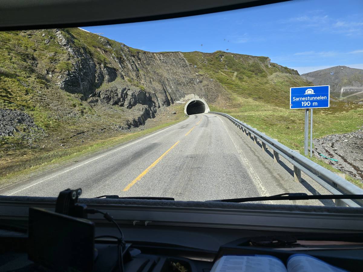 (cliquez pour agrandir) Sur la route du Nordkapp