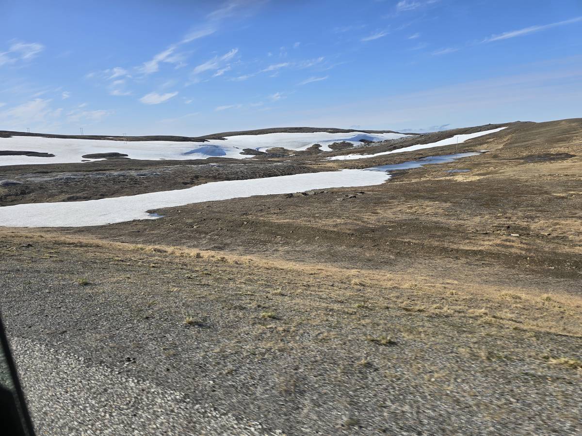 (cliquez pour agrandir) Sur la route du Nordkapp