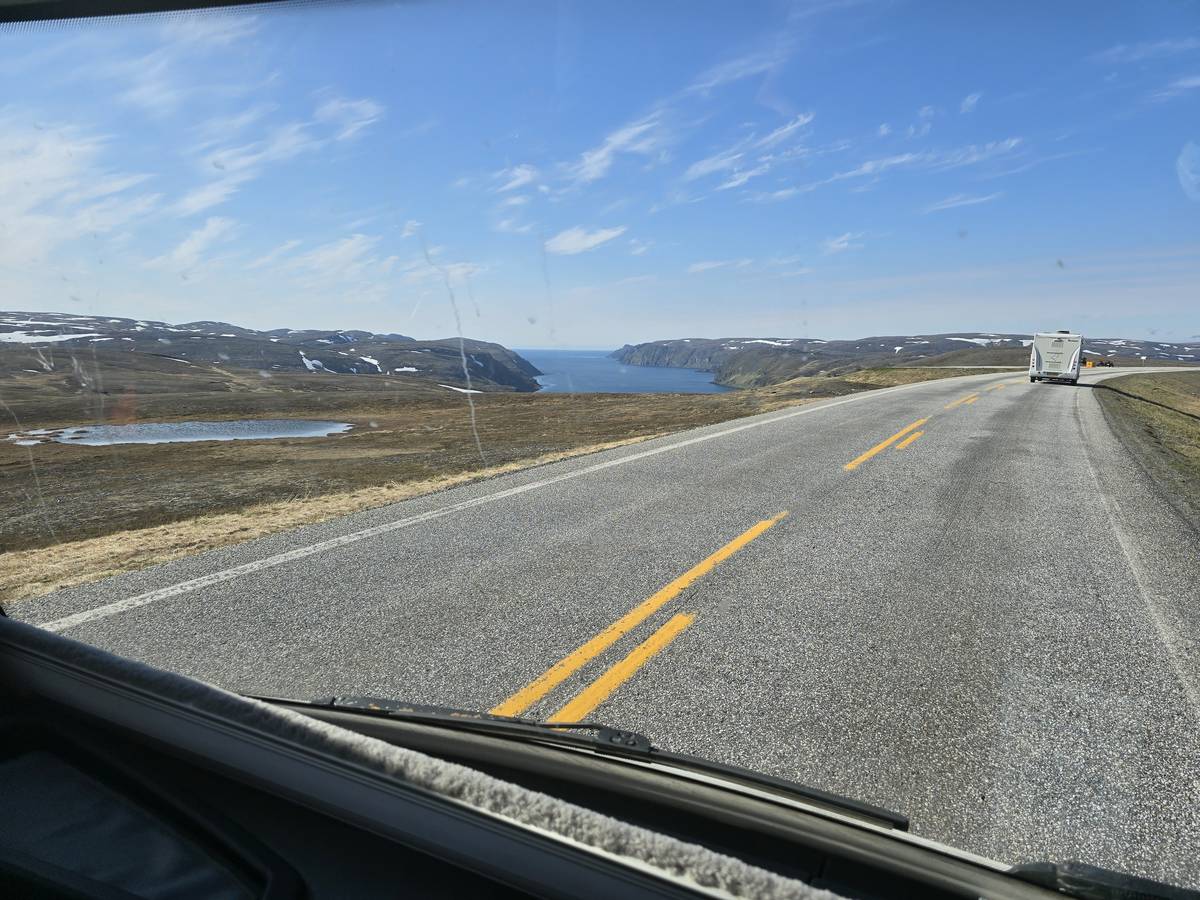 (cliquez pour agrandir) Sur la route du Nordkapp