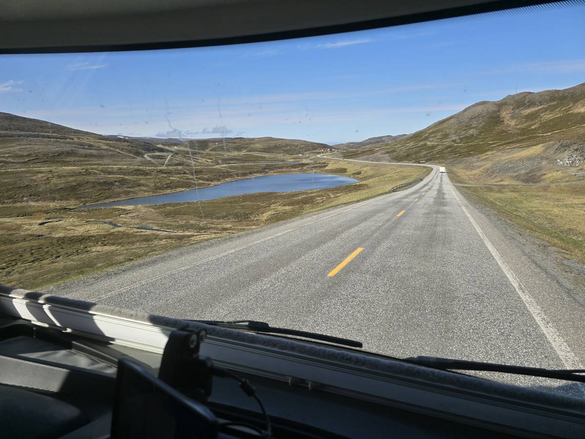 (cliquez pour agrandir) Sur la route du Nordkapp
